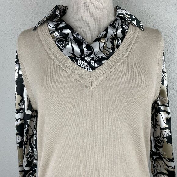 JPR Seperates Sweater Blouse Top Size L EUC - Picture 2 of 6